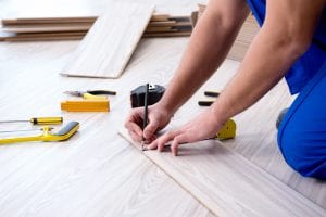 May laying laminate flooring at home